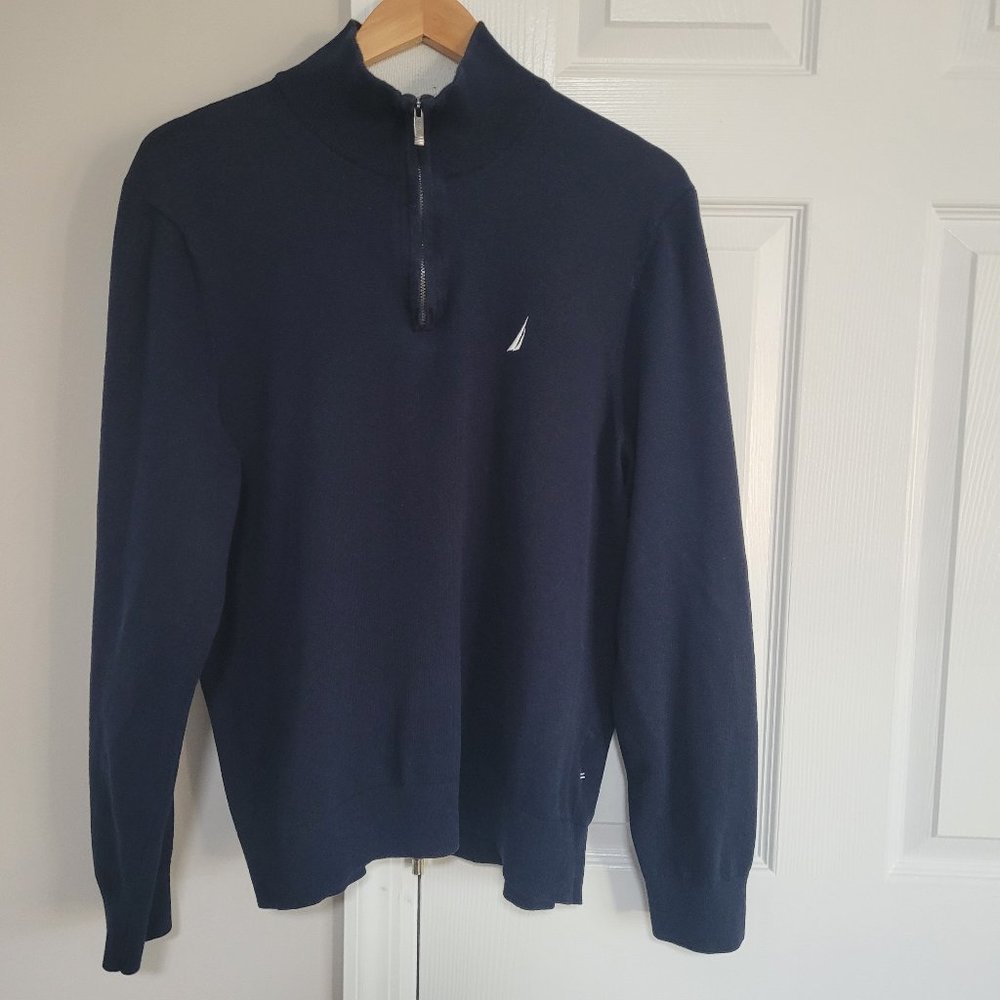 Nautica Dark Blue/ L Men Sweater